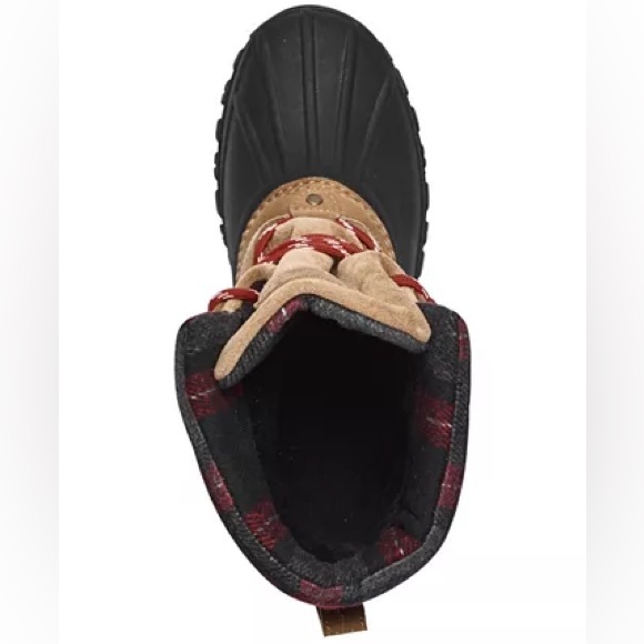 SKECHERS PLAID WINTER DUCK BOOTS - Picture 5 of 7